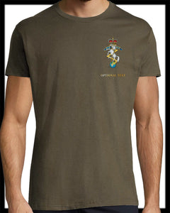 REME Badge on Army Green Tee (Customisable) - Cleekers