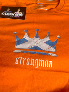 Scottish Strongman | Unisex | Orange Tee - Cleekers